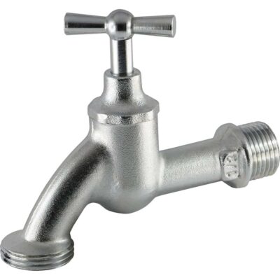 Wasserhahn mit Schlauchverschraubung 1/2" Gardena